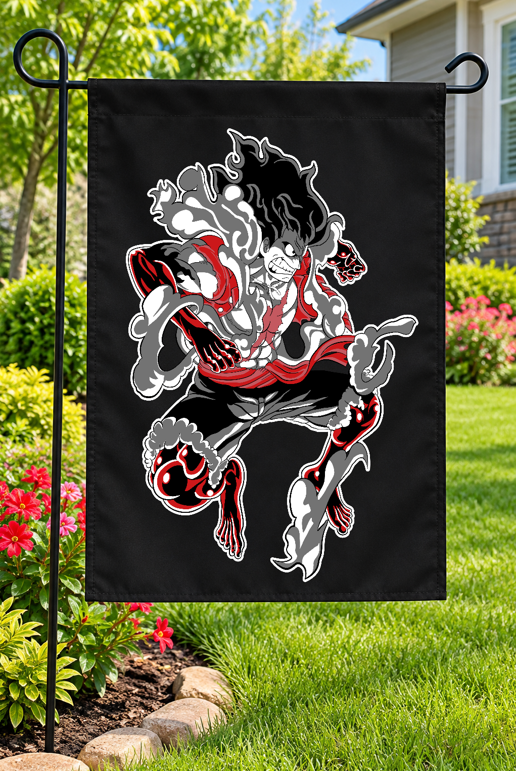 One Piece Gear 5 Monkey D. Luffy Garden Flag – 12" × 18"