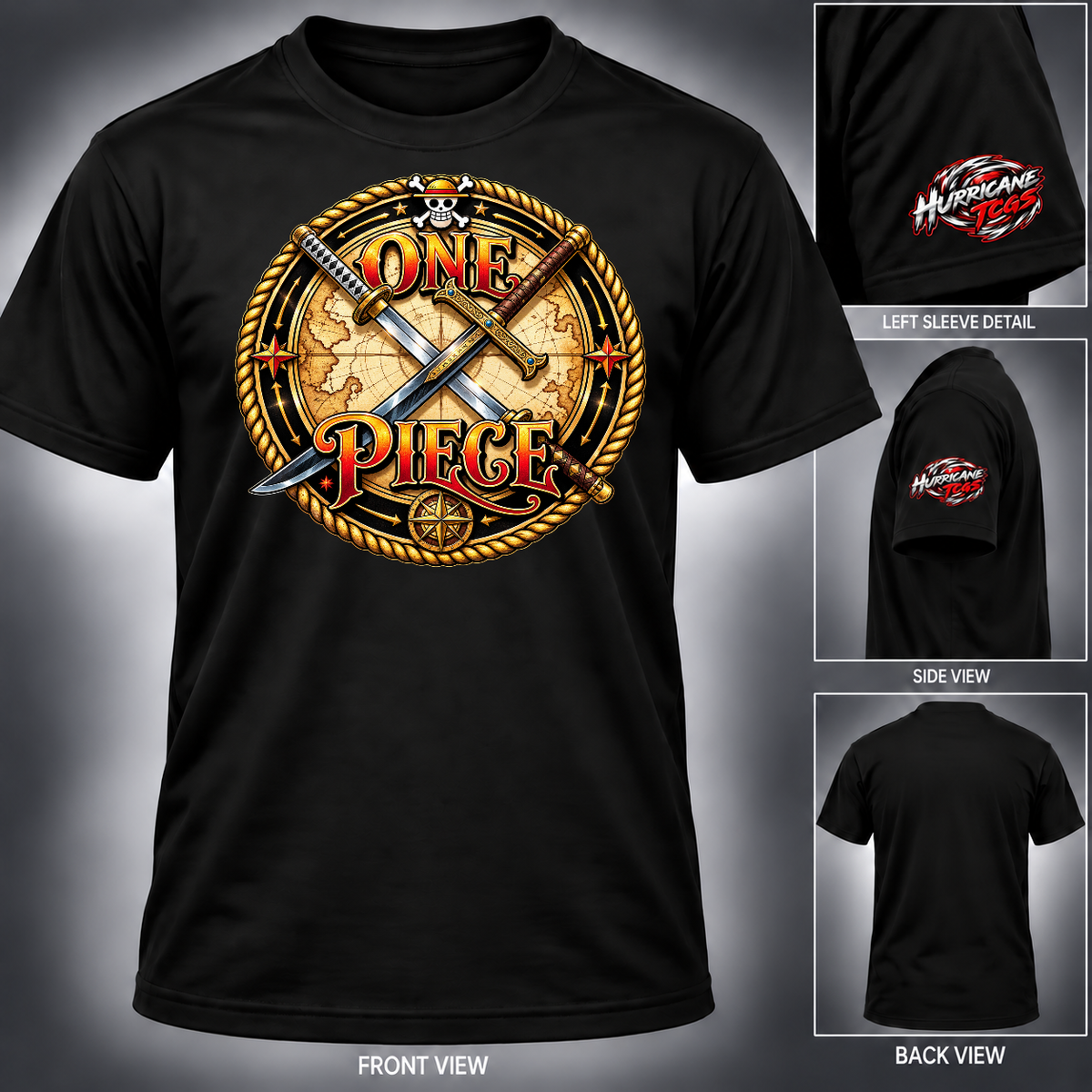 One Piece Crossed Swords T-Shirt