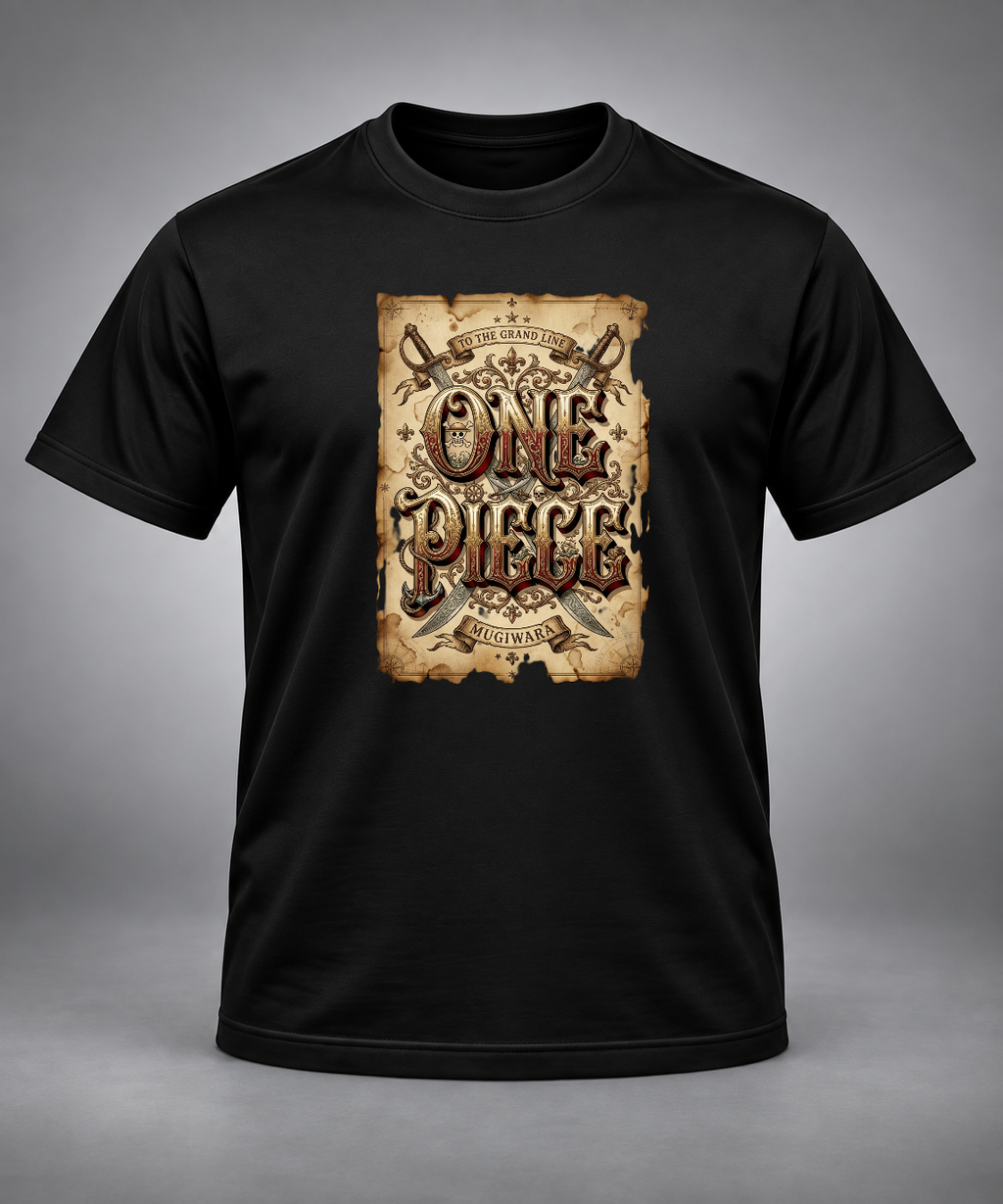 One Piece Grand Line Plaque T-Shirt