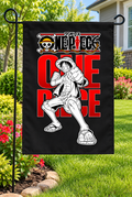 One Piece Monkey D. Luffy Garden Flag – 12" × 18"