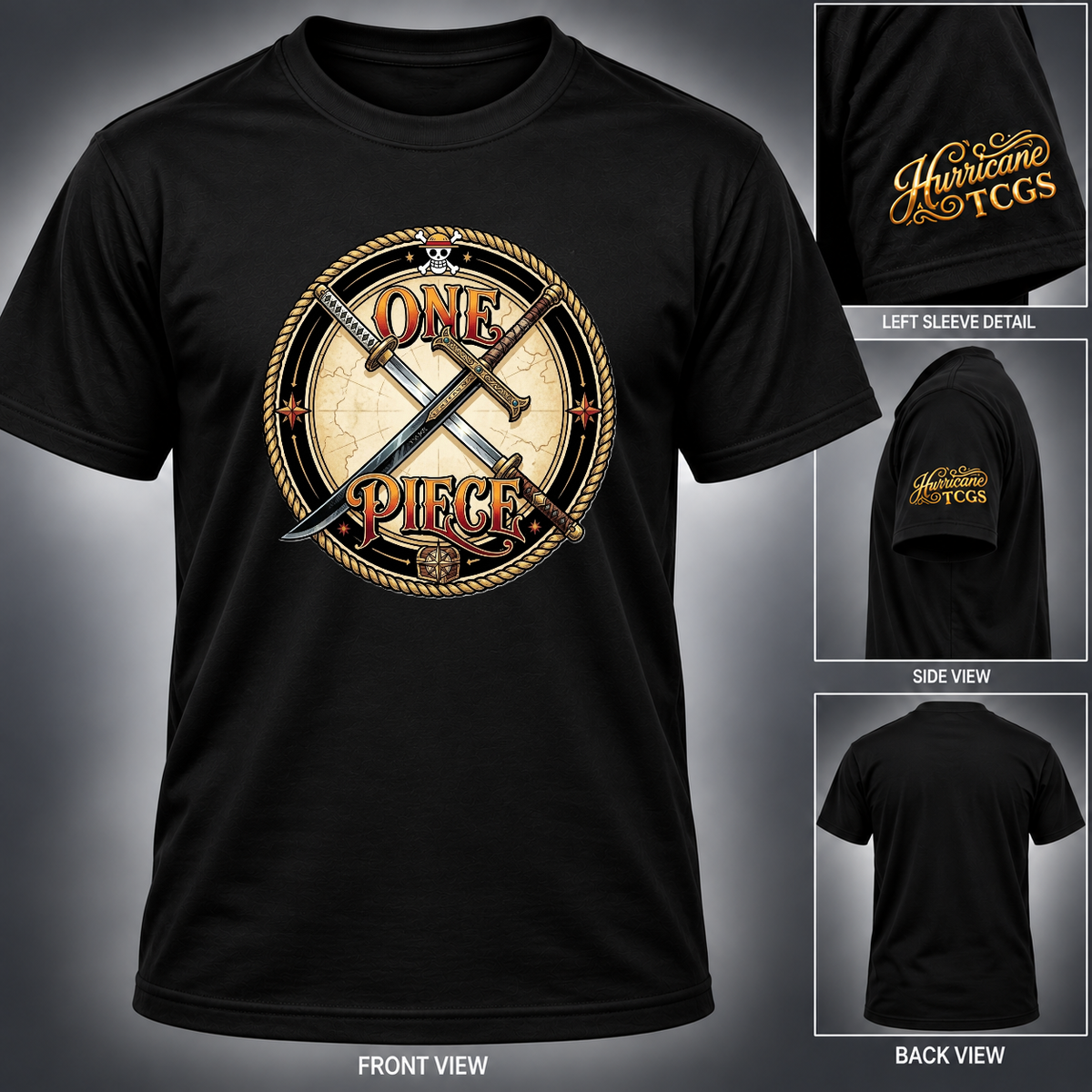 One Piece Crossed Swords T-Shirt