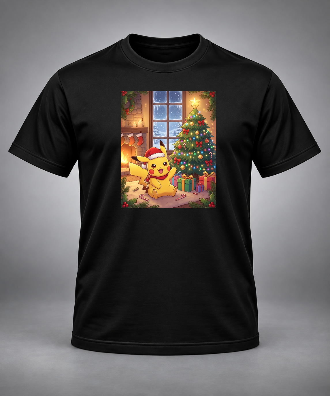 Christmas Pikachu T shirt