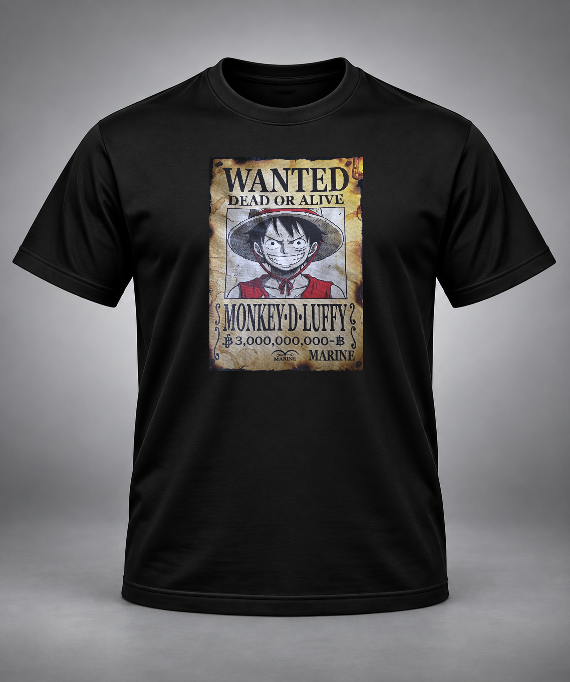 Monkey D. Luffy Wanted Poster T-Shirt