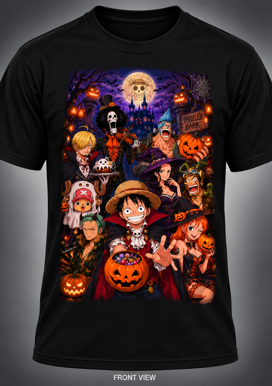 Halloween One Piece Crew T shirt