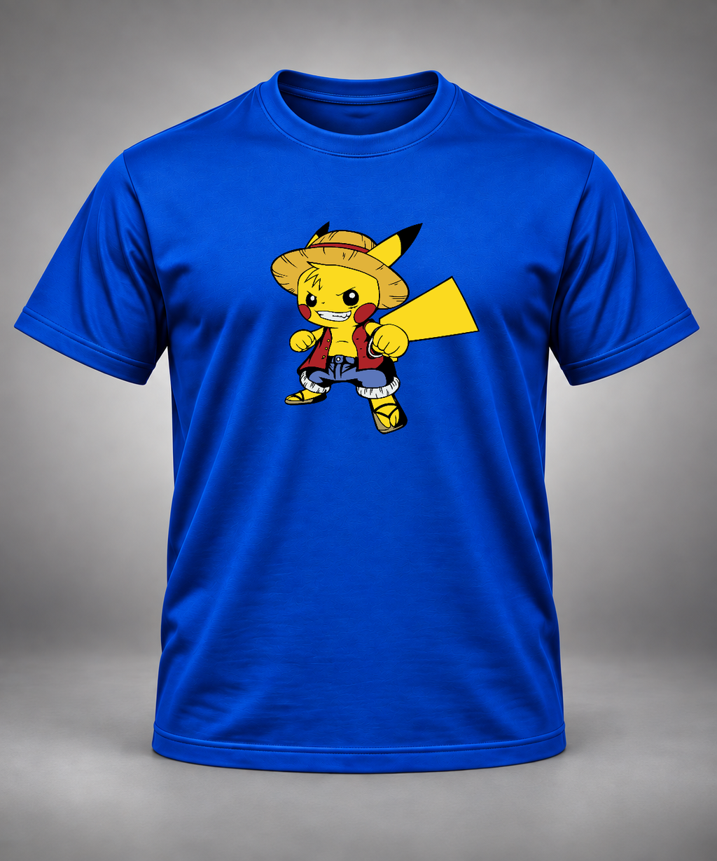 POKELUFFY Crossover Graphic T shirt